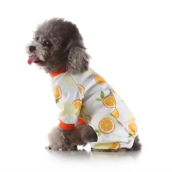 Plaid Dog Clothes Cat Dog Pajamas Daisy Pattern Tshirt Long Sleeve 4-Legs Jumpsuit Pyjamas Overalls For Small Dogs Chihuahua XXL - Image 6