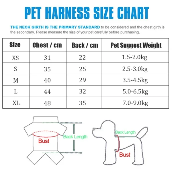 Dog Jumpsuits Clothing for Small Medium Large Dogs Pajamas Fleece Pet Clothes Puppy Cat Costume Coat Jacket Chihuahua Yorkshire - Image 6