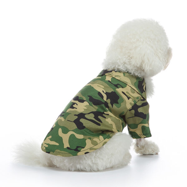 Casual Breathable Thin Pet Puppy Clothes Spring and Summer Fruit Style Twisted Button Shirt Pet Clothing - Image 4