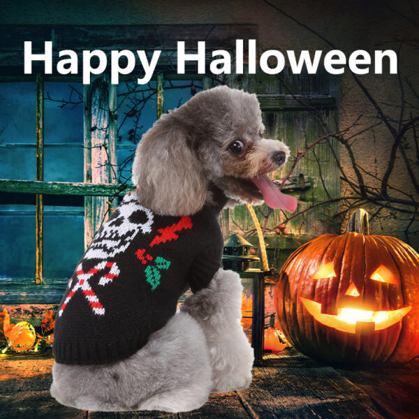 Pet Sweater Elk Pattern Pet Sweater Dog Pet Clothing Autumn/Winter Pet Sweater - Image 2